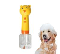 Dispensatore Di Shampoo Per Cani Elettrici - 350 Ml Dispeller Di Detersivo Elettrico A Forma Di Orso | Spruzzatore In Schiuma Ricaricabile Per Gatti Cucina Bagno Per