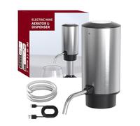 Dispensatore Di Vino - Aeratore Digitale Del Vino Rubinetto Del Vino Senza Fili | Pompa A Versamento Intelligente Con Controllo A Un Tasto, Decanter Di Alcol Elettrico USB, Tubo In Silicone Ugello