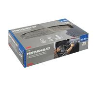 Professional-Set, Dispenser da 25 panni in microfibra multiuso, lavabili e riuti