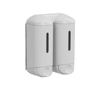 >Dispenser a muro per sapone liquido 0,17lt bianco Double Shower Small MAR PLAST