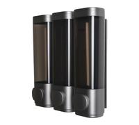 Dispenser a parete tre teste ABS 500 ml per serbatoio shampoo balsamo