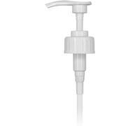 Dispenser a pompa da 38 mm per contenitori da 5 litri, tappo a vite da 38 mm, dosaggio da 5 ml, ideale per disinfettante per mani, sapone, shampoo, include tubo con chiusura a vite