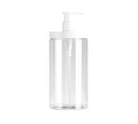 Dispenser a pressione da 500 ml 1000 ml contenitore in silicone trasparente per doccia cucina liquido contenitore multiuso per ricarica cosmetica
