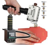 Dispenser a rullo per colla a caldo, portatile, temperatura regolabile 50-220 ℃, con 4 rulli di colla, ideale per imballaggi in pelle, capacità 50 ml