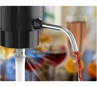 Dispenser aeratore vino alimentato USB con tubo in silicone per decantazione rap