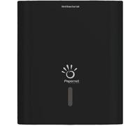 Dispenser antibatterico con adattatore P piegati a C e Z nero - 33,6x30x14,5 cm