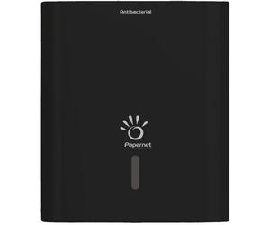 Dispenser antibatterico con adattatore P piegati a C e Z nero - 33,6x30x14,5 cm