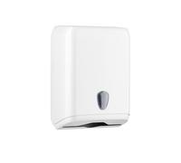 Dispenser asciugamani piegati - 28x13,7x37,5 cm - plastica - bianco - Mar Plast