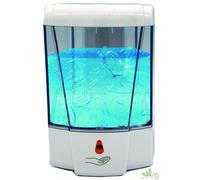 DISPENSER AUTOMATICO A BATTERIA SAPONE LIQUIDO GEL 11x10xH16 CM DOSATORE PARETE