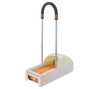 Dispenser Automatico Copriscarpe Pedale, Distributore Rapido e Igienico con 3 Rotoli PE, Grande capacità per Ufficio, Casa, Ospedale.