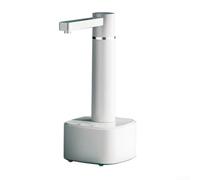 Dispenser automatico di acqua con pompa elettrica, ricarica USB, volume a 3 livelli, bevande calde e fredde, per cucina, campeggio, viaggi, bottiglia da 27,9 cm, colore nero (bianco)