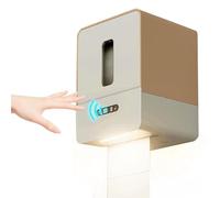 Dispenser Automatico di Asciugamani di Carta Senza, Portarotolo Intelligente per Montaggio a Parete, Dispenser Elettrico di Asciugamani di Carta con Luce Notturna per