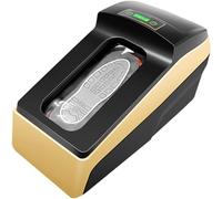 Dispenser automatico di copriscarpe con display LCD e uscita rapida, ideale per ambienti industriali e aziendali per mantenere pulizia e sicurezza