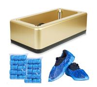 Dispenser Automatico di Copriscarpe, Distributore Copriscarpe Macchina Automatica Portatili con 200 Copriscarpe Monouso Antipolvere e Impermeabili, per Laboratorio Home Office Fabbrica Negozio