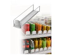 Dispenser Automatico di Lattine per Frigorifero - Organizer Bevande, Supporto per Lattine di Soda, Birra e Energy Drink(7.5 x 31 cm)