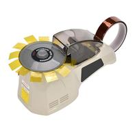 Dispenser automatico di nastro a carosello, lunghezza regolabile da 10 a 60 mm e taglierina da 5 a 25 mm di larghezza, funzionamento con una sola mano con coperchio di sicurezza