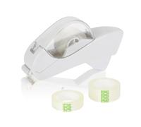 Dispenser Automatico Di Nastro Con Due Rotoli Di Nastro, Nessuna Batteria Richiesta, Perfetto For L'imballaggio Familiare Del Lavoro Manuale Uso Comodo(White)
