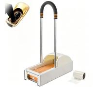 Dispenser Automatico Di Pellicola Per Scarpe Con Corrimano, Avvolgente Per Suola A Mani Libere Per Interni, Macchina Proteggi Scarpette In Plastica Adatta A Casa, Ufficio O Laboratorio, Disponibile
