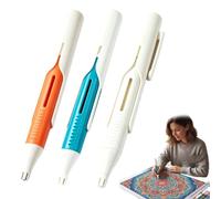 Dispenser automatico di perline for pittura diamantata, penna for strumenti | Strumento for la selezione automatica delle perline senza cera con impugnatura comoda, kit di accessori(Multicolor)