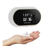 Dispenser automatico di sapone con sensore intelligente Dispenser di sapone ricaricabile USB IPX5 Impermeabile 3 livelli di regolazione volume schiuma 450 ml per cucina e bagno