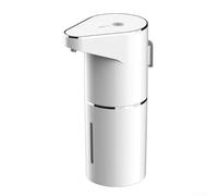 Dispenser automatico di sapone, dispenser di sapone a induzione non perforato per il lavaggio delle bolle domestiche del telefono cellulare 350 ml disinfettanti elettrici per le mani a parete, per