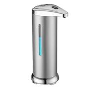 Dispenser automatico di sapone - Dispenser per piatti da 20 cm | Dispenser di sapone senza contatto con sensore a batteria in acciaio con sensore per bagno cucina, lavaggio a mano senza contatto