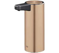 Dispenser automatico di sapone for lozioni in acciaio inossidabile spazzolato con sensore intelligente Pompa for a due modalità erogazione 8,5 once / 250 ml(Gold,Liquid)