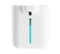 Dispenser automatico di sapone in schiuma da parete con capacità di 500 ml e uscita regolabile, adatto per casa, ufficio o uso commerciale (gel bianco)