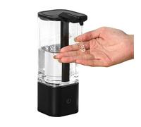 Dispenser Automatico di Sapone Liquido da 550 Ml, Dispenser di Sapone per le Mani Senza Dispenser di Sapone per Piatti Portatile Ricaricabile con Sensore a Infrarossi a 2 Marce
