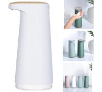 Dispenser automatico di sapone liquido e detersivo per piatti, 450 ml, ricaricabile tramite USB, impermeabile IPX4, bianco, per bagno e cuci