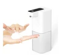 Dispenser automatico di sapone liquido Sensore a infrarossi touchless Dispenser di sapone a mano libera con sensore a mano Macchina per schiuma intelligente Ricarica USB WHITE