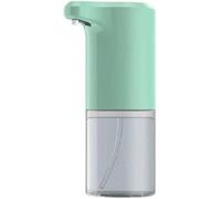 Dispenser automatico di sapone non touch lozione riutilizzabile ricaricabile USB con pompa sensore a infrarossi 320 ml/10,8 once(Green)