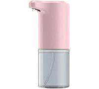 Dispenser automatico di sapone non touch lozione riutilizzabile ricaricabile USB con pompa sensore a infrarossi 320 ml/10,8 once(Pink)
