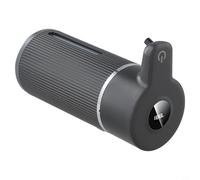 Dispenser automatico di sapone schiumogeno da 420 ml, grande capacità, senza contatto, con sensore a infrarossi, per bagno, ricaricabile tramite USB (schiuma nera)