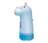 Dispenser automatico di sapone schiumogeno touchless, con tempo di risposta di 0,25 secondi, per mani libere in cucina o bagno, resistente all'acqua, funziona con vari saponi liquidi (blu)