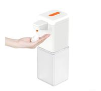 Dispenser automatico di sapone schiumoso touchless, dispenser di liquido ricaricabile tramite USB, impermeabile per lavello da cucina e bagno (semplice schiuma bianca)