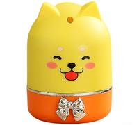 Dispenser automatico di stuzzicadenti a forma di coniglio, contenitore creativo per casa, cucina, tavolo da pranzo, contenitore in plastica con design a forma di adorabile animale, rosso (giovane cane