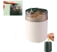 Dispenser Automatico di Stuzzicadenti Pop-Up Premium - Porta Stuzzicadenti Stile Lusso Leggero (Weiß, 1PC)