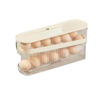 Dispenser automatico di uova arrotolabili, dispenser per uova per frigorifero, dispenser automatico di uova arrotolabile porta uova sicuro scorrevole dispenser per uova | Scatola