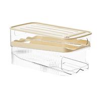 Dispenser automatico di uova arrotolabili, organizer automatico per uova per frigorifero | Dispenser di uova che rotolano le uova scatola portaoggetti porta uova scorrevole dispenser per