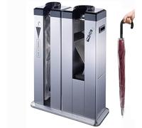 Dispenser automatico per ombrelli umidi con ruote, include 500 sacchetti lunghi e corti, funzionamento facile per la comodità dei giorni di pioggia