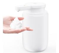 Dispenser automatico per sapone in schiuma elettrico con sensore: LAOPAO Set di dispenser per sapone IPX5 impermeabile USB-C ricaricabile con sensore a infrarossi e sensore di movimento per cucina e