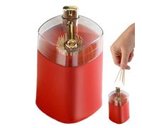 Dispenser automatico per stuzzicadenti | Contenitore portatile per stuzzicadenti, porta stuzzicadenti automatico pop-up, contenitore per stuzzicadenti per soggiorno, cucina, ristorante