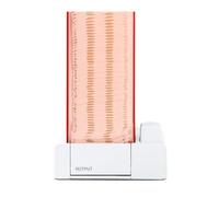 Dispenser automatico per tamponi di cotone da parete include 50 cuscinetti e adesivo per la bellezza Contenitore automatico per tamponi di cotone