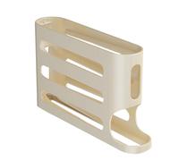 Dispenser automatico per uova: ripiani scorrevoli inclinati da 33 x 18 x 7 cm, cestino con scorrimento per frigorifero, contenitore per alimenti freschi a 4 strati, supporto per uova, unità