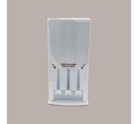 Dispenser Automatico Porta Palette Gelato a 3 Piste Colore Bianco