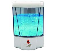 DISPENSER AUTOMATICO A BATTERIA SAPONE LIQUIDO GEL 11x10xH16 CM DOSATORE PARETE