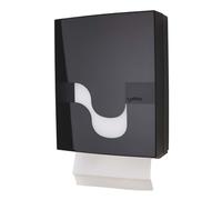 Dispenser Bagno Asciugamani Piegati a V o C Megamini Nero - Celtex