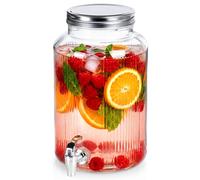 Dispenser Bevande Rubinetto Spillatore Barattolo Vetro Limonata Feste Vilde 6,2L