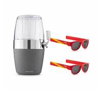 Dispenser Birra InnovaGoods Freer 4L con 2 Occhiali da Sole Pieghevoli Sunfold Spain Red